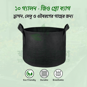 10 Gallon Geo Grow Bag – Shopner Chad Bagan